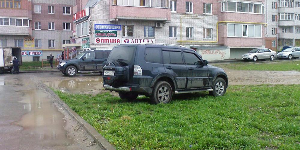 Москвичи пожаловались 50 тысяч раз на парковку на газоне