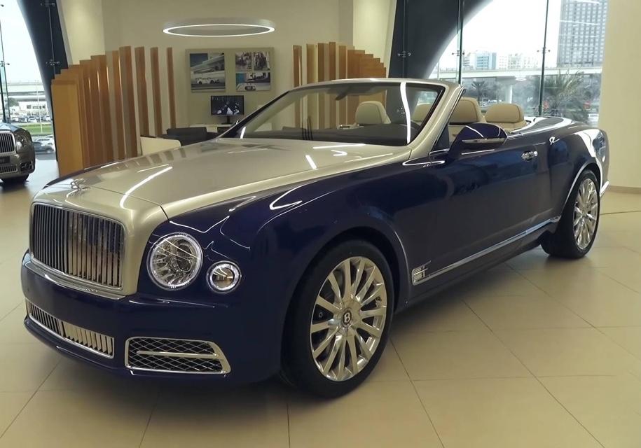 В Дубае обнаружили единственный в мире кабриолет Bentley Mulsanne
