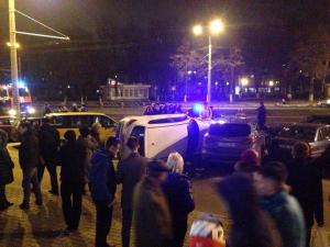 В Гомеле BMW протаранил пять автомобилей