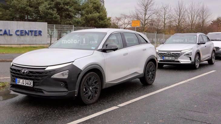 На тестах замечен новый водородный кроссовер Hyundai