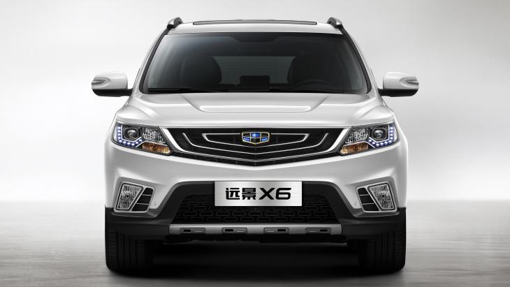 Обновлённый Geely Emgrand X7 рассекретили в сети