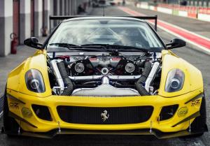 Ferrari 599 GTB Fiorano переделали в 930-сильный дрифт-кар