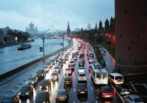 Пробки в центре Москвы стали худшими за пять лет