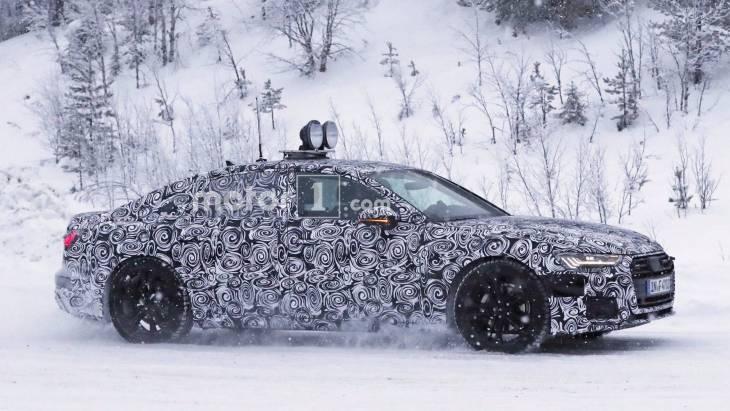 Новый Audi A6 «застукали» на дорожных тестах