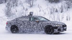 Новый Audi A6 «застукали» на дорожных тестах