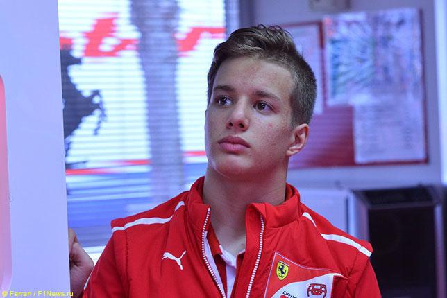 Джанлука Петекоф принят в Гоночную академию Ferrari