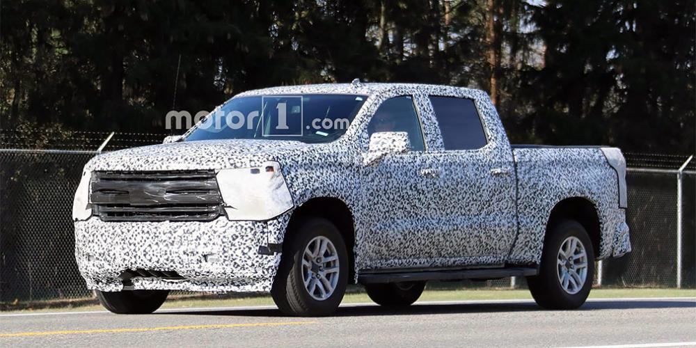 Пикап Chevrolet Silverado нового поколения впервые замечен на тестах