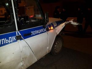 Полицейским пришлось таранить авто с пьяным угонщиком в Павлодаре