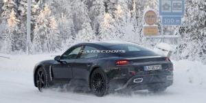 Porsche испытала свой первый электрокар в зимних условиях