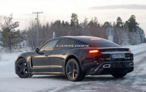 Porsche испытала свой первый электрокар в зимних условиях