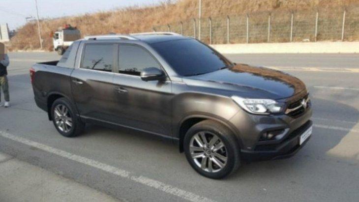В сети рассекречен новый пикап SsangYong Rexton Sports
