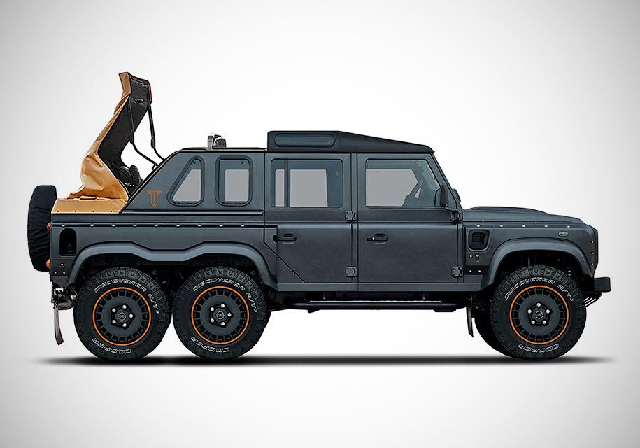 Британцы сделают из Land Rover Defender шестиколесный «полукабриолет»