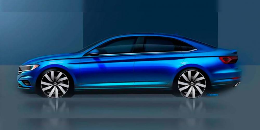 Volkswagen показал дизайн Jetta нового поколения

