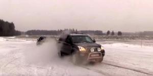Tesla Model X и Toyota Land Cruiser сыграли в перетягивание каната