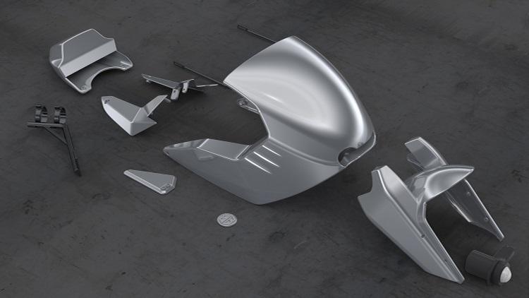 Dab Design: комплект Enhanced Racer для BMW R nineT