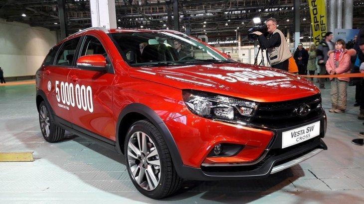 Завод LADA Ижевск выпустил пятимиллионный автомобиль