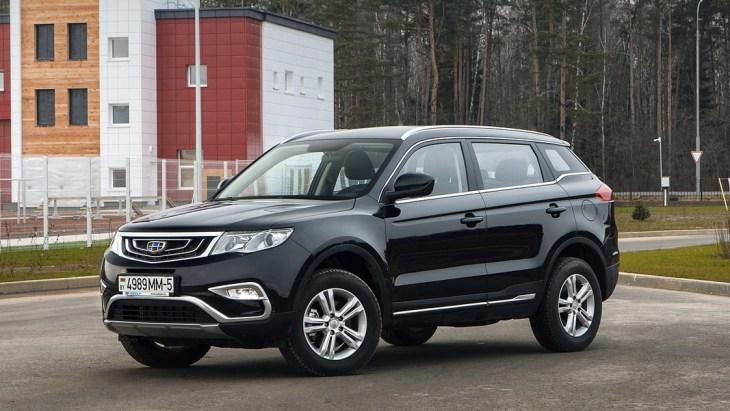 Российские продажи кроссовера Geely Atlas стартуют в начале 2018 года