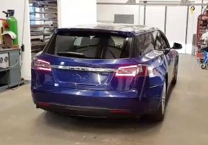 Британские инженеры превратили Tesla Model S в универсал