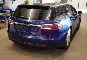 Британские инженеры превратили Tesla Model S в универсал