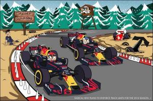 Рождественская открытка от Red Bull Racing