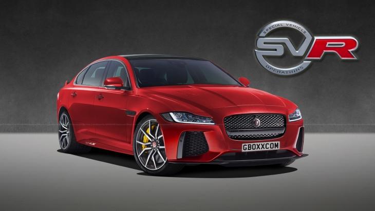 «Заряженный» седан Jaguar XF SVR: первые изображения