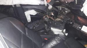 Жуткое ДТП в Алматы: Отбойник пробил салон BMW