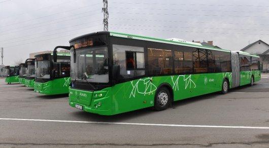 Автобусы-гармошки запустили в Алматы