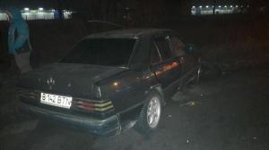 В Алматы пьяный водитель стал виновником сильной аварии 