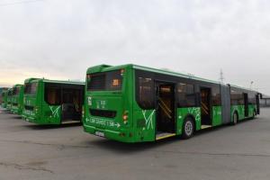 Автобусы-гармошки запустили в Алматы