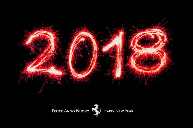 В Ferrari поздравили болельщиков с наступающим 2018-м