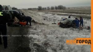 Жуткое ДТП в ЗКО: Четверо погибли, 22-летняя беременная потеряла ребенка
