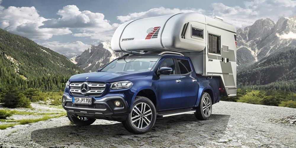 Пикап Mercedes подготовили к кемпингу