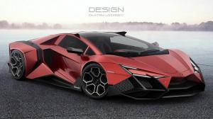 Lamborghini Forsennato: виртуальный гиперкар от российского дизайнера