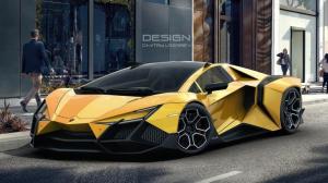 Lamborghini Forsennato: виртуальный гиперкар от российского дизайнера