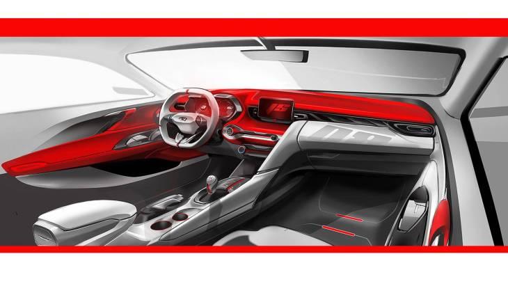 Hyundai показал интерьер нового Veloster