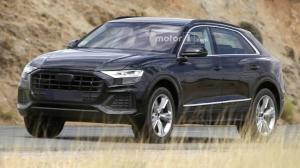 Кроссовер Audi Q8 замечен без камуфляжа