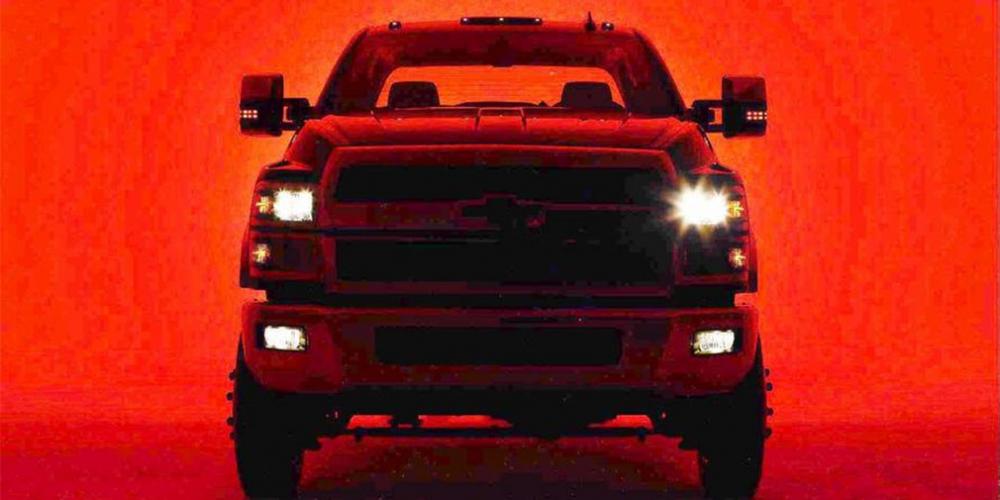 Chevrolet опубликовала первое изображение нового грузовика Silverado