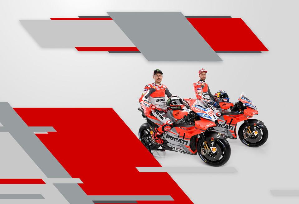 Команда Ducati MotoGP показала свою ливрею на сезон-2018