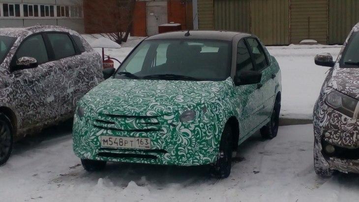 Обновлённый LADA Granta сфотографировали в Тольятти