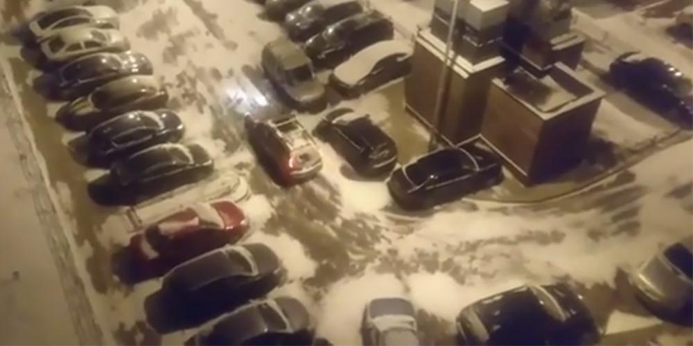 Пьяный водитель протаранил 12 автомобилей в Подмосковье

