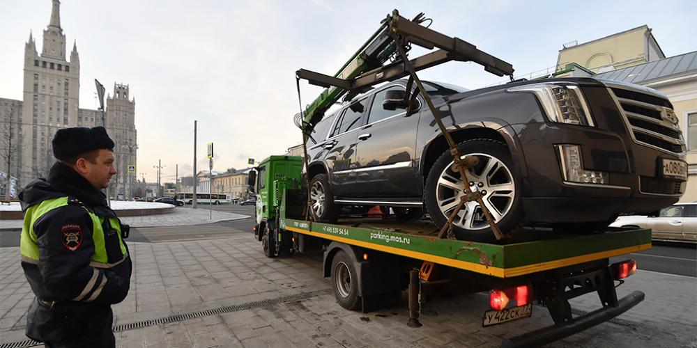 В России стали реже эвакуировать автомобили