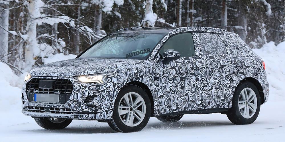 Audi Q3 нового поколения испытали в зимних условиях