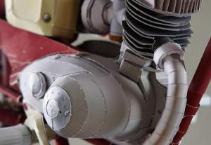Yamaha Papercraft: Бумажный мотоцикл Yamaha YA-1