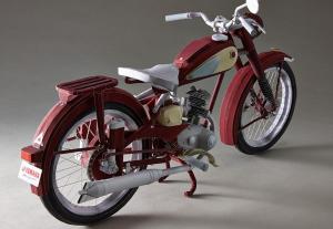 Yamaha Papercraft: Бумажный мотоцикл Yamaha YA-1