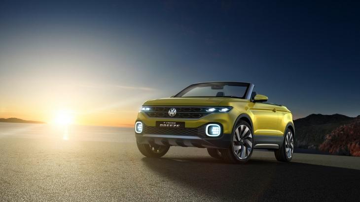 Кроссовер Volkswagen T-Cross дебютирует на автосалоне в Париже-2018