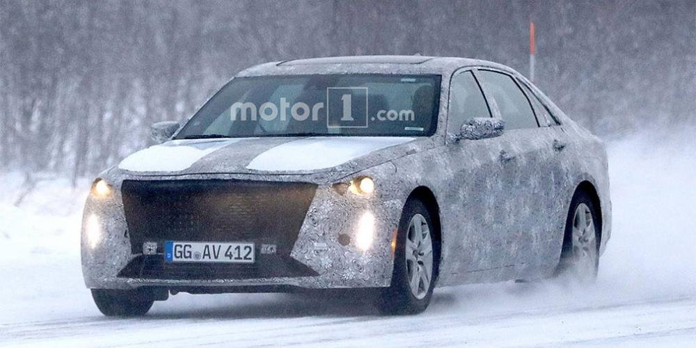 Cadillac испытал обновленный CT6 в зимних условиях