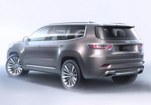 Jeep раскрыл внешность семиместного внедорожника