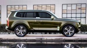 Большой кроссовер KIA Telluride впервые замечен на тестах