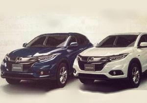 Появились первые фотографии обновленного кроссовера Honda HR-V