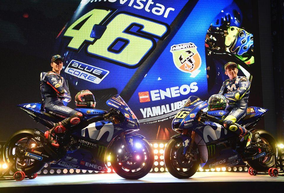 Заводская команда Yamaha показала ливрею мотоцикла на сезон-2018